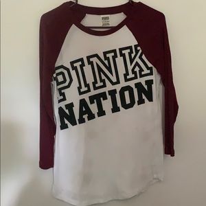 PINK long sleeve top